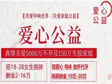 深圳捐卵助孕生子 爱心志愿者招募